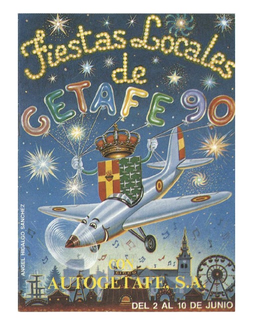 Fiestas patronales en honor a Nuestra Señora de los Ángeles 1990 Getafe